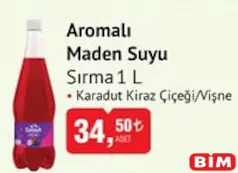 SIRMA AROMALI MADEN SUYU 1 L fiyat ve kampanya bilgisi